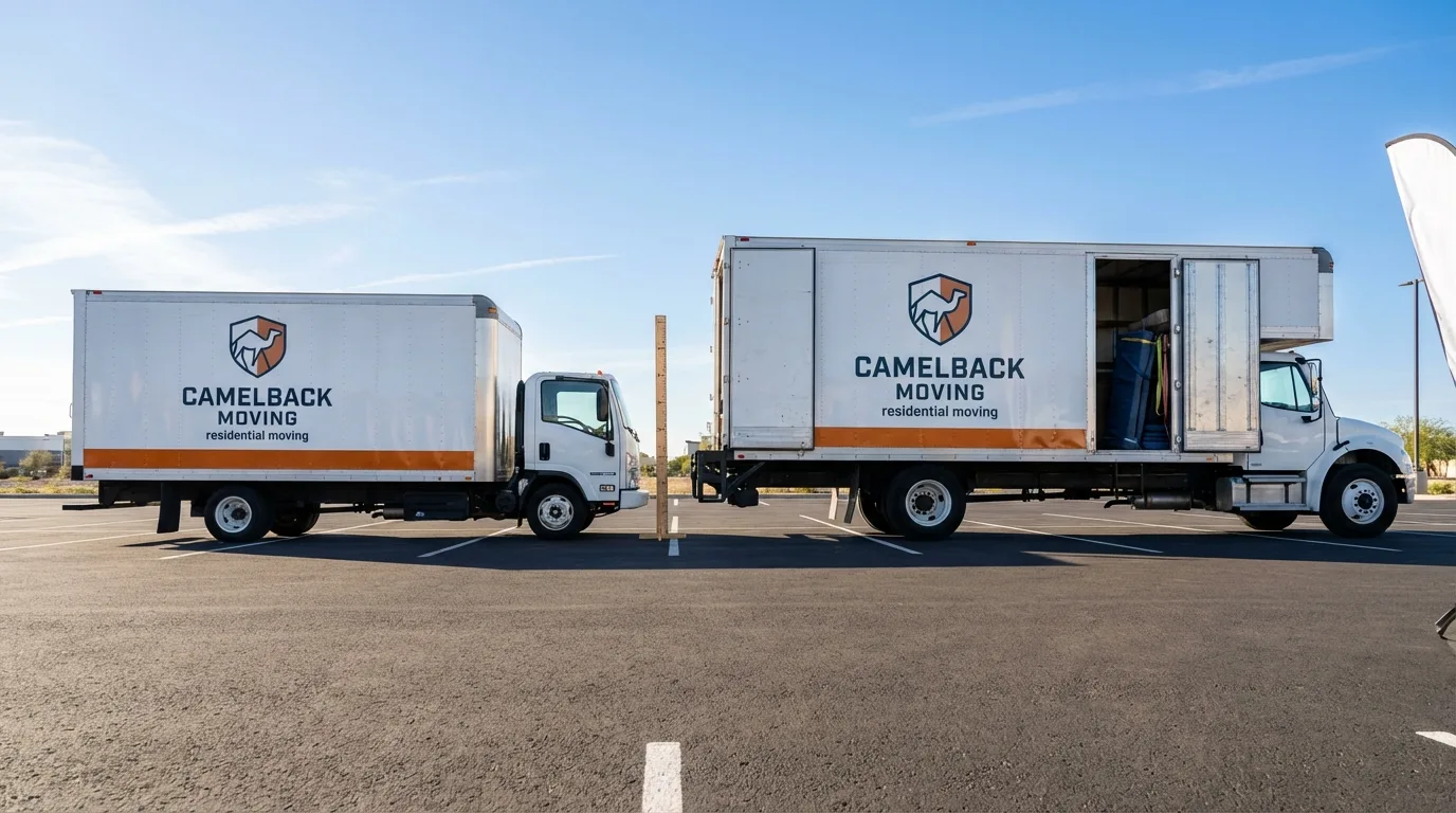 Moving truck size capacity guide in Caldwell
